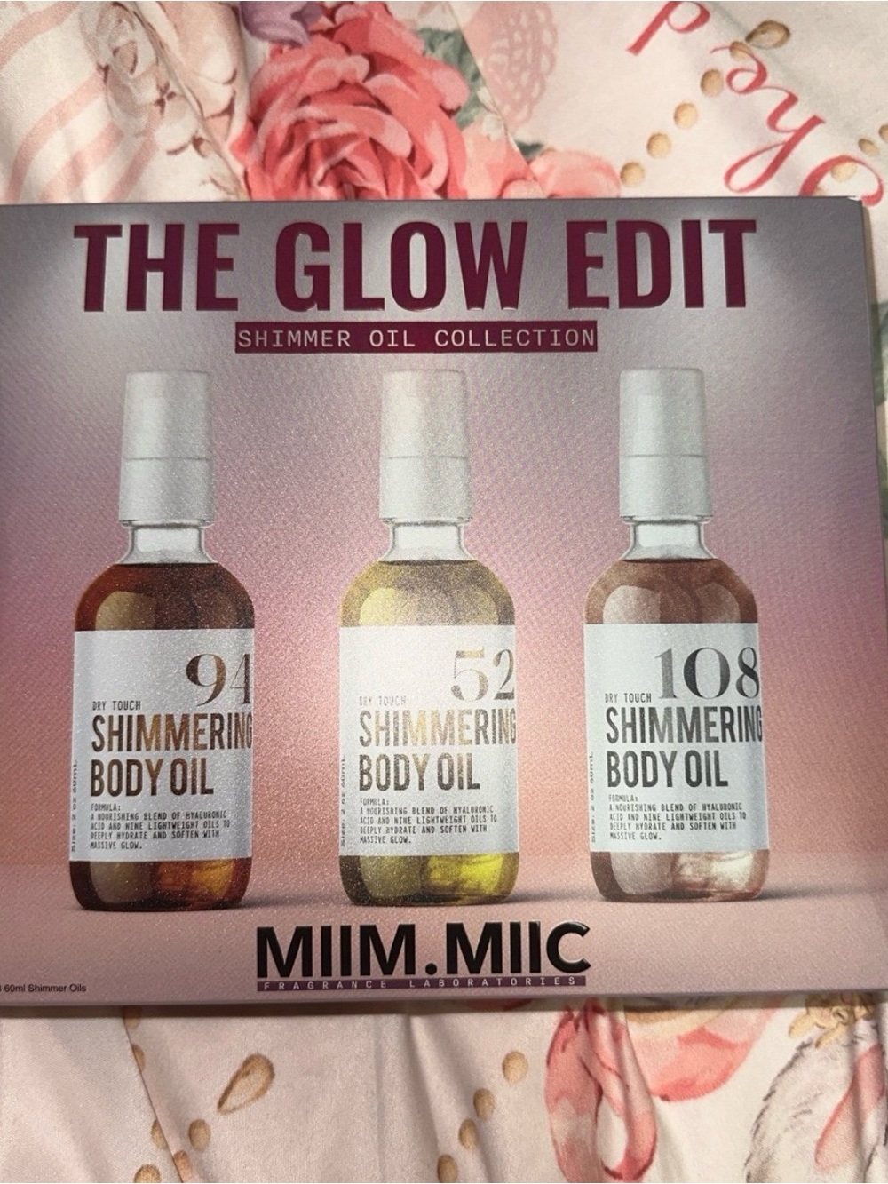 The Glow Edit Shimmering Body Oil Trio — Gold, Brown, Bronze